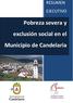 RESUMEN EJECUTIVO. Pobreza severa y exclusión social en el Municipio de Candelaria