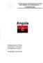 INFORME ECONÓMICO Y COMERCIAL. Angola. Elaborado por la Oficina Económica y Comercial de España en Luanda