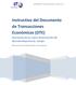 Instructivo del Documento de Transacciones Económicas (DTE)