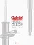 PRODUCT GUIDE. Guía de productos. gabriel.com