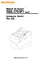 Manual De Usuario SRP-370/372 Ver.2 Impresora Térmica Rev. 2.09