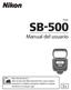 SB-500. Manual del usuario. Flash