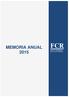 MEMORIA ANUAL 2015 FCR. Fondo Consolidado de Reservas Previsionales