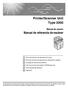 Printer/Scanner Unit Type Manual de referencia de escáner. Manual de usuario