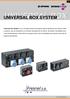 UNIVERSAL UNIVERSAL BOX SYSTEM