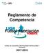 Reglamento de Competencia. Futbol Asociación FUTBOL DE COLEGIOS E INSTITUCIONES PARTICULARES Y OFICIALES