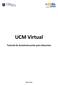 UCM Virtual. Tutorial de Autoinstrucción para Docentes