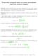 Proyección ortogonal sobre un vector normalizado (ejercicios teóricos simples)