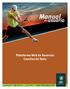 Manual. usuario. Plataforma Web de Reservas Canchas de Tenis. del.