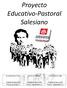 Proyecto Educativo-Pastoral Salesiano
