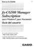 fx-cg500 Manager Subscription (para Windows, para Macintosh)