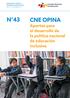 N 43 CNE OPINA. Aportes para el desarrollo de la política nacional de educación inclusiva