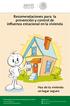 Recomendaciones para la prevención y control de influenza estacional en la vivienda