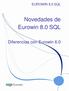 Novedades de Eurowin 8.0 SQL
