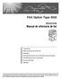 FAX Option Type Manual de referencia de fax. Instrucciones