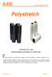 Polystretch. Producto De Línea. Polystretch Manual y Automático cal.80 (ID. 3356)