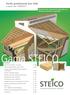 Gama STEICO. Tarifa profesional (sin IVA) a partir del 15/06/2017. Materiales de construcción fabricados con recursos naturales y renovables