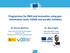 Programmes for R&D and Innovation using geoinformation tools: H2020 and parallel initiaties