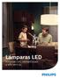 Lámparas LED Innovación, versatilidad y eficiencia