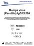 Mumps virus (Parotitis) IgG ELISA
