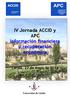 IV Jornada ACCID y APC Información financiera y recuperación económica