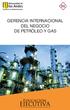 GERENCIA INTERNACIONAL DEL NEGOCIO DE PETRÓLEO Y GAS