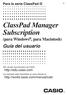 ClassPad Manager Subscription