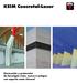 KEIM Concretal-Lasur. Decoración y protección de hormigón visto, nuevo o antiguo con aspecto mate mineral