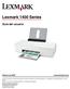 Lexmark 1400 Series. Guía del usuario