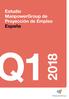 Estudio ManpowerGroup de Proyección de Empleo España