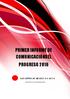 PRIMER INFORME DE COMUNICACIÓNDEL PROGRESO 2016 DAI NIPPON DE MEXICO, S.A. DE C.V. PROYECTOS & CONSTRUCCION