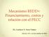 Mecanismo REDD+: Financiamiento, costos y relación con el PECC. Dr. Gustavo S. Sosa Núñez