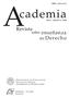 ARevista. cademia. enseñanza. sobre. del Derecho ISSN Año 4 - número Rubinzal - Culzoni Editores