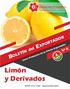 XPORTADOR No 8 OLETÍN del B E Serie: Productos de la Oferta Exportable Limón y Derivados Abril/2017 La Paz - Bolivia