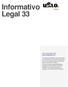 Informativo Legal 33