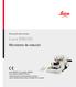 Leica RM2245. Microtomo de rotación. Manual de instrucciones