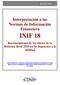 Interpretación a las Normas de Información Financiera INIF 18. Reconocimiento de los efectos de la Reforma fiscal 2010 en los impuestos a la utilidad