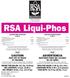 RSA Liqui-Phos ADVERTENCIA CAUTION. MICROT CH The Finest Name in Plant Nutrition