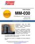 MM-030 Fecha Elaboración: 30 de Noviembre de 2012 Versión Responsable: NTM