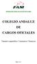 COLEGIO ANDALUZ DE CARGOS OFICIALES