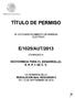 TÍTULO DE PERMISO E/1 025/AUT/201 3 GEOTÉRMICA PARA EL DESARROLLO, S. A. P. I. DE C. V. RESOLUCIÓN Núm. RES/355/2013