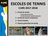 ESCOLES DE TENNIS CURS