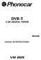 DVB-T VM 209 CAR DIGITAL TUNER MANUAL DE INSTRUCCIONES ESPAÑOL