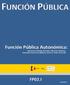 FUNCIÓN PÚBLICA. Función Pública Autonómica: FP02.I