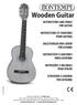 Wooden Guitar INSTRUCTIONS AND SONGS FOR GUITAR INSTRUCTIONS ET CHANSONS POUR GUITARE ANLEITUNGEN UND LIEDER FÜR GITARRE