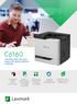 C6160. Impresora láser color para grupos de trabajo medianos o grandes. Mantenga protegidos los datos confidenciales