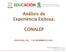 Análisis de Experiencia Exitosa: CONALEP ZACATECAS, ZAC., 5 DE DICIEMBRE DE 2016