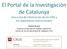 El Portal de la Investigación de Catalunya