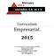 Curriculum Empresarial. 2015