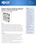 Bloque de potencia de respaldo para audio/video de 550VA - Protección exclusiva para UPS para gabinete con cableado estructurado